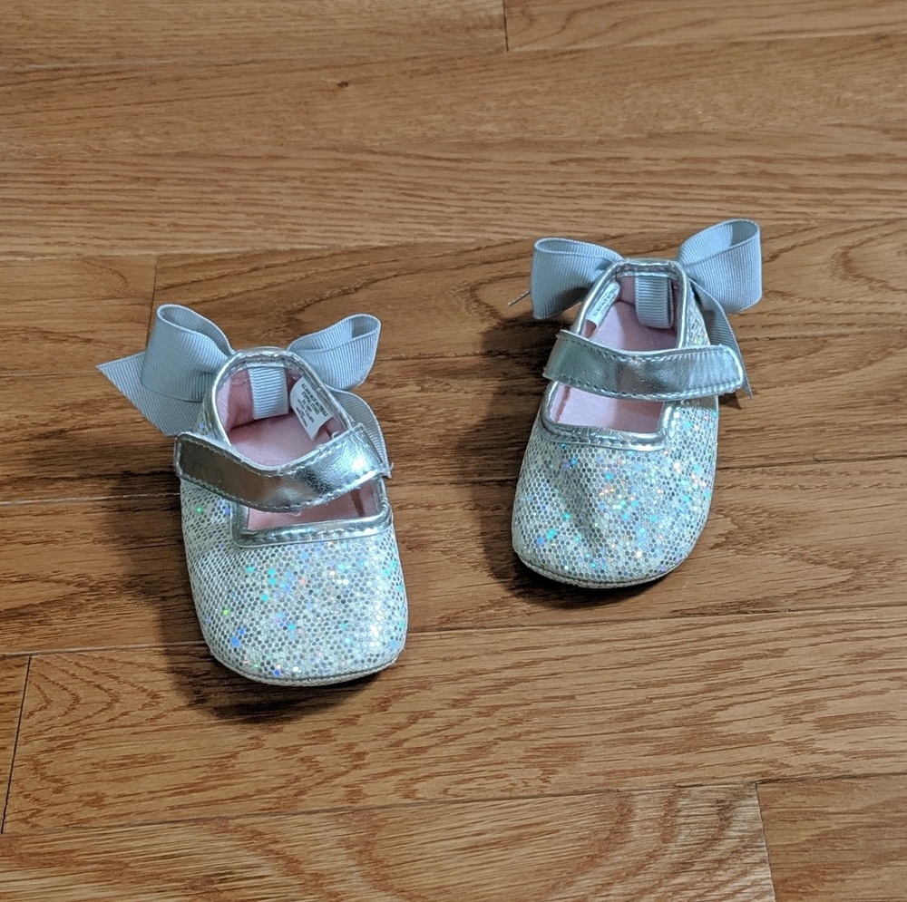 🌷Stepping Stones baby girl dress shoes 6-9 months